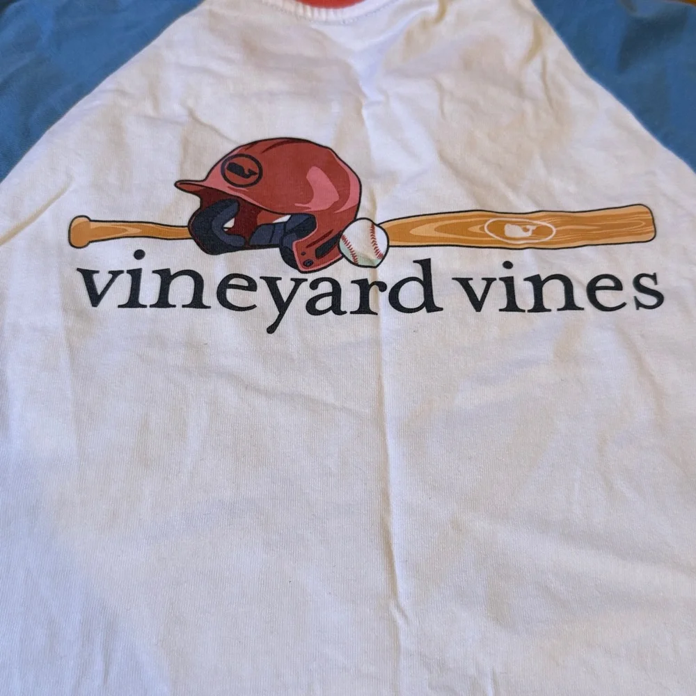 Vineyard Vines long sleeve baseball tshirt
